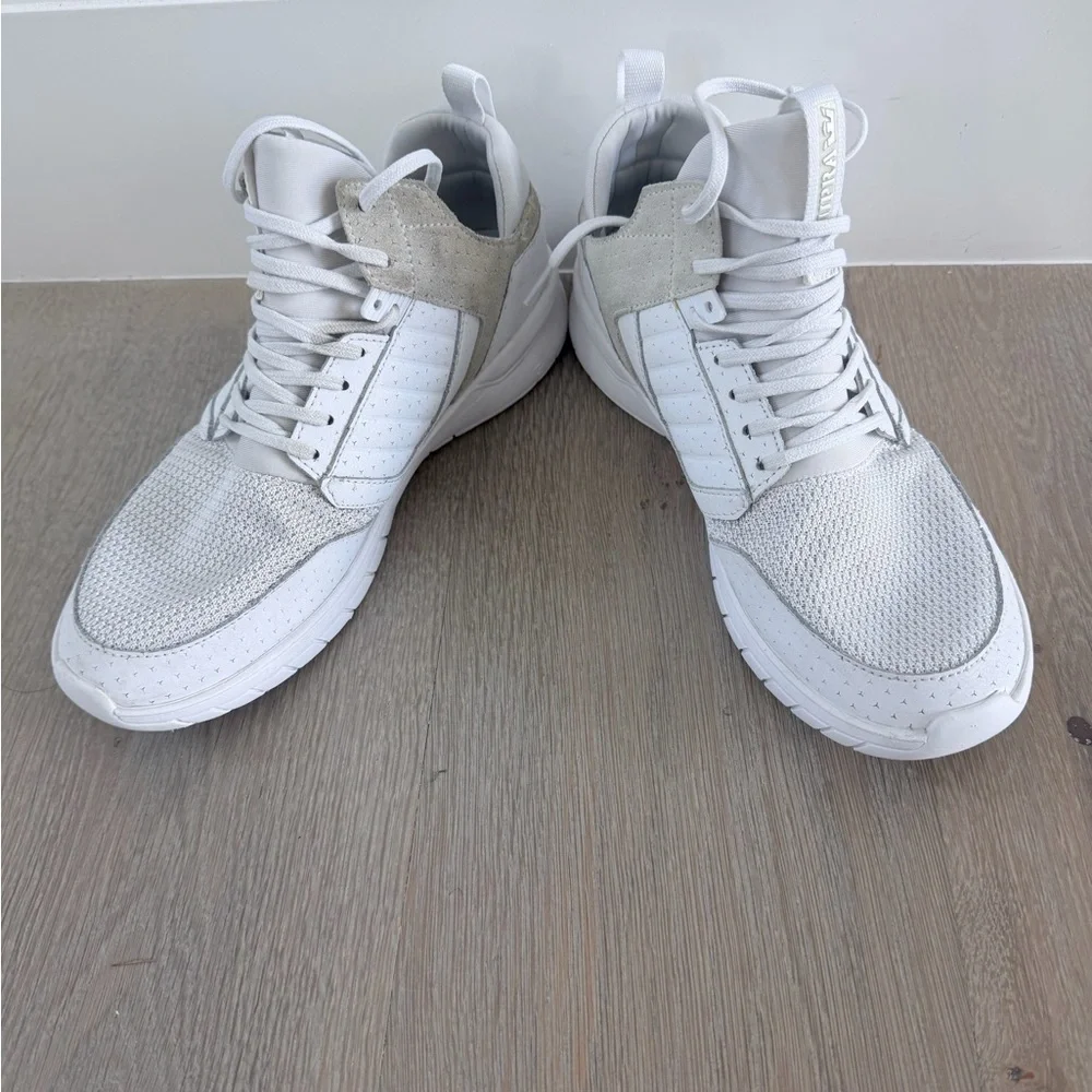 Stylish Y2K Supra White Men's Sneakers size 9